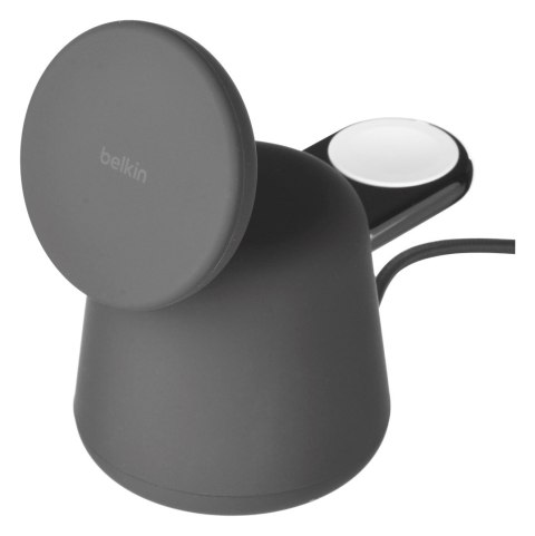 Belkin Ładowarka bezprzewodowa Belkin BoostCharge Pro 2-in-1 Wireless Charging Dock with MagSafe iPhone/Apple Watch 15W Black Belkin Ładowarka bezprzewodowa Belkin BoostCharge Pro 2-in-1 Wireless Charging Dock with MagSafe iPhone/Apple Watch 15W Black