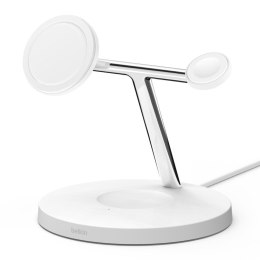 Belkin Ładowarka bezprzewodowa Belkin BoostCharge Pro 3-in-1 Wireless Charger with Official MagSafe Charging iPhone/Apple Watch/AirPods