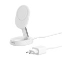 Belkin Ładowarka bezprzewodowa Belkin BoostCharge Pro Convertible Magnetic Wireless Charging Stand with Qi2 15W + 20W USB-C Power Suppl