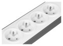Belkin Listwa zasilająca Belkin Power Surge 4-PORT + 2xUSB-A 2.4A 525J 2m Grey/White