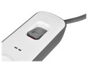 Belkin Listwa zasilająca Belkin Power Surge 4-PORT + 2xUSB-A 2.4A 525J 2m Grey/White