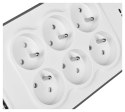Belkin Listwa zasilająca Belkin Power Surge 6-PORT + 2xUSB-A 2.4A 650J 2m Grey/White