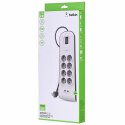 Belkin Listwa zasilająca Belkin Power Surge 8-PORT + 2xUSB-A 18W 900J 2m Grey/White