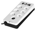 EATON Listwa przeciwprzepięciowa EATON PB6F (6 x UTE; 10 A; kolor biały)