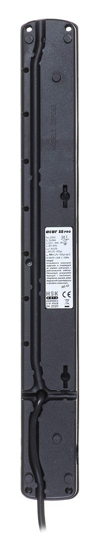 HSK DATA Listwa zasilająca HSK DATA ACARS8PRO (8 x UTE; 6500 A; 3m; kolor czarny)
