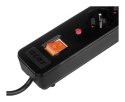 HSK DATA Listwa zasilająca HSK DATA ALP-ACARX5-----005 (5 x UTE; 10 A; 5m; kolor czarny)