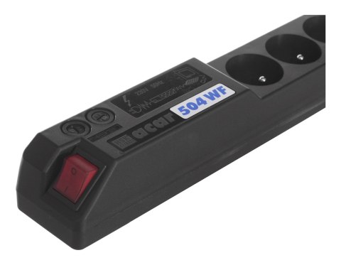 HSK DATA Listwa zasilająca HSK DATA ALP-ACAR504WF---0N (5 x UTE; 10 A; 1,5m; kolor czarny) HSK DATA Listwa zasilająca HSK DATA ALP-ACAR504WF---0N (5 x UTE; 10 A; 1,5m; kolor czarny)