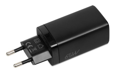 IBOX ŁADOWARKA SIECIOWA I-BOX C-65 GAN PD65W KABEL, CZARNA IBOX ŁADOWARKA SIECIOWA I-BOX C-65 GAN PD65W KABEL, CZARNA