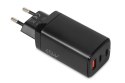 IBOX ŁADOWARKA SIECIOWA I-BOX C-65 GAN PD65W KABEL, CZARNA