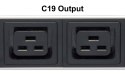 Intellinet INTELLINET PIONOWA LISTWA ZASILAJĄCA PDU RACK 20X