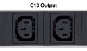Intellinet INTELLINET PIONOWA LISTWA ZASILAJĄCA PDU RACK 20X