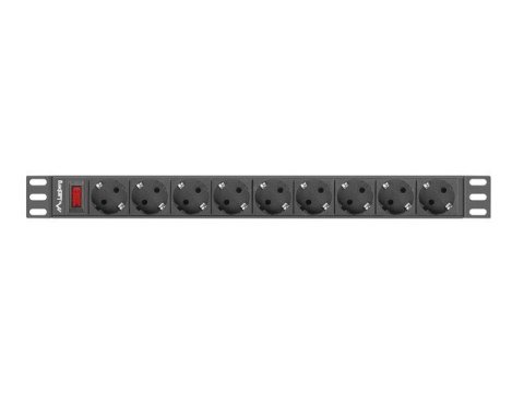Lanberg LANBERG LISTWA ZASILAJĄCA RACK 19" PDU 1U, 16A, 9X SHUKO, 3M PDU-09F-0300-BK Lanberg LANBERG LISTWA ZASILAJĄCA RACK 19" PDU 1U, 16A, 9X SHUKO, 3M PDU-09F-0300-BK