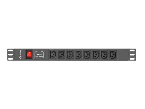 Lanberg LANBERG LISTWA ZASILAJĄCA RACK 19" PDU PDU-08I-0200-C20-BK (1U, 16A, 8X IEC C13, 2M, WTYK C20) Lanberg LANBERG LISTWA ZASILAJĄCA RACK 19" PDU PDU-08I-0200-C20-BK (1U, 16A, 8X IEC C13, 2M, WTYK C20)