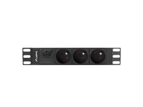 Lanberg Listwa RACK Lanberg PDU-03E-0200-BK (3 x Typ E; 16 A (3680 W); 2m; kolor czarny) Lanberg Listwa RACK Lanberg PDU-03E-0200-BK (3 x Typ E; 16 A (3680 W); 2m; kolor czarny)