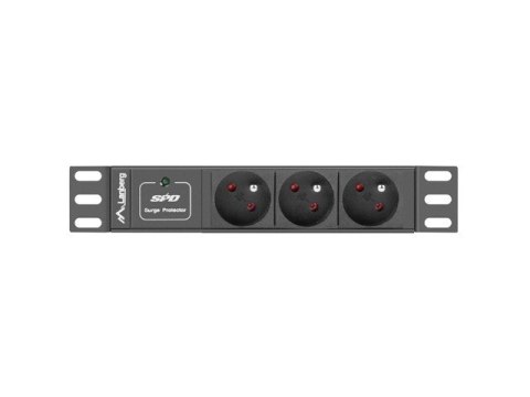 Lanberg Listwa RACK Lanberg PDU-03E-0200-IEC-BK (3 x Typ E; 10 A; 2m; kolor czarny) Lanberg Listwa RACK Lanberg PDU-03E-0200-IEC-BK (3 x Typ E; 10 A; 2m; kolor czarny)