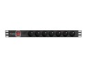 Lanberg Listwa zasilająca Lanberg PDU-07E-0200-BK (16 A; 2m; kolor czarny)