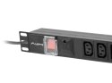 Lanberg Listwa zasilająca Lanberg PDU-10I-0200-IEC-BK (10 gniazd w standardzie IEC320; 10 A; 2m; kolor czarny)