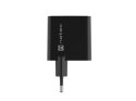 NATEC NATEC ŁADOWARKA NATEC RIBERA GAN 1X USB-A + 1X USB-C 65W CZARNA NUC-2145