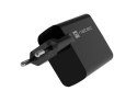 NATEC NATEC ŁADOWARKA NATEC RIBERA GAN 1X USB-A + 1X USB-C 65W CZARNA NUC-2145