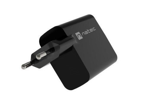 NATEC NATEC ŁADOWARKA NATEC RIBERA GAN 1X USB-A + 1X USB-C 65W CZARNA NUC-2145 NATEC NATEC ŁADOWARKA NATEC RIBERA GAN 1X USB-A + 1X USB-C 65W CZARNA NUC-2145