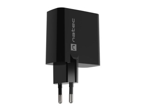 NATEC NATEC ŁADOWARKA RIBERA GAN 1X USB-A + 1X USB-C 45W CZARNA NUC-2143 NATEC NATEC ŁADOWARKA RIBERA GAN 1X USB-A + 1X USB-C 45W CZARNA NUC-2143