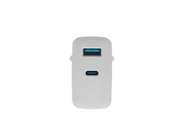 NATEC NATEC ŁADOWARKA RIBERA GAN 1X USB-A + 1X USB-C 65W BIAŁA NUC-2144