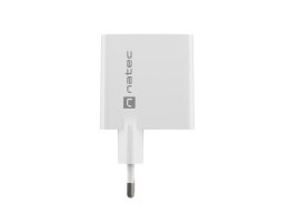 NATEC NATEC ŁADOWARKA RIBERA GAN 1X USB-A + 1X USB-C 65W BIAŁA NUC-2144