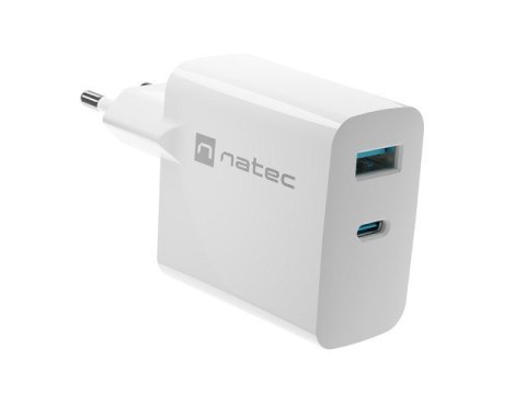 NATEC NATEC ŁADOWARKA RIBERA GAN 1X USB-A + 1X USB-C 65W BIAŁA NUC-2144 NATEC NATEC ŁADOWARKA RIBERA GAN 1X USB-A + 1X USB-C 65W BIAŁA NUC-2144