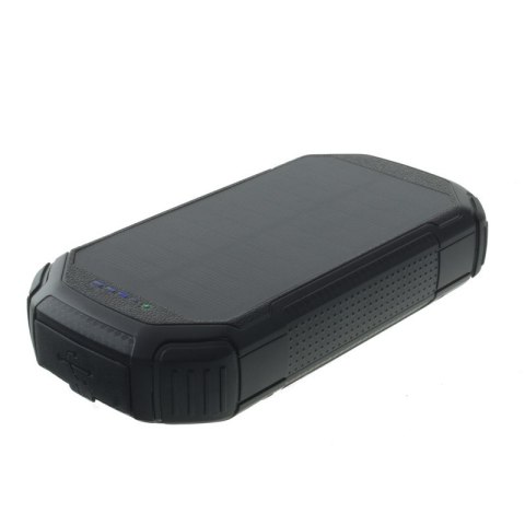 PowerNeed POWERNEED POWER BANK Z PANELEM SOLARNYM 20000MAH LI-POLY PV 1,5W QI 2A USB QC 3.0 LED POWER DELIVERY CZARNY S20000C PowerNeed POWERNEED POWER BANK Z PANELEM SOLARNYM 20000MAH LI-POLY PV 1,5W QI 2A USB QC 3.0 LED POWER DELIVERY CZARNY S20000C