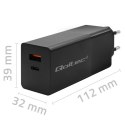 Qoltec QOLTEC ŁADOWARKA GAN POWER PRO | 1XUSB-C | 1XUSB | 100W | 5-20V | 1.5-5A | PD | CZARNA