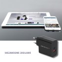 Qoltec QOLTEC ŁADOWARKA SIECIOWA 63W | 5-20V | 1.5-3A | USB TYP C PD | USB QC 3.0 | CZARNA