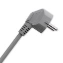 Qoltec QOLTEC LISTWA ZASILAJĄCA ANTYPRZEPIĘCIOWA | 6 GNIAZD | 2 X USB | 1.8M | BIAŁO-SZARA