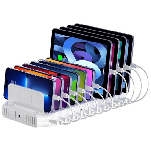 UNITEK UNITEK STACJA ŁADUJĄCA 10X USB 2.4A 60W BIAŁA UNITEK UNITEK STACJA ŁADUJĄCA 10X USB 2.4A 60W BIAŁA