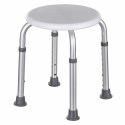 ActionMed Taboret prysznicowy okrągły aluminiowy