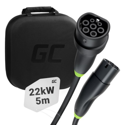 Green Cell Kabel EV Green Cell GC Snap Type 2 22kW 5m Green Cell Kabel EV Green Cell GC Snap Type 2 22kW 5m