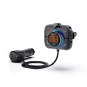 SAVIO SAVIO TR-14 TRANSMITER SAMOCHODOWY FM Z BLUETOOTH I ŁADOWARKĄ,QUICK CHARGE 3.0 I POWER DELIVERY, RED. SZUMÓW