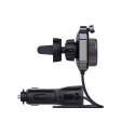 SAVIO SAVIO TR-14 TRANSMITER SAMOCHODOWY FM Z BLUETOOTH I ŁADOWARKĄ,QUICK CHARGE 3.0 I POWER DELIVERY, RED. SZUMÓW
