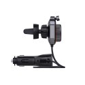 SAVIO SAVIO TR-14 TRANSMITER SAMOCHODOWY FM Z BLUETOOTH I ŁADOWARKĄ,QUICK CHARGE 3.0 I POWER DELIVERY, RED. SZUMÓW