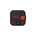 SAVIO SAVIO TR-15 TRANSMITER FM Z WYŚWIETLACZEM, BLUETOOTH I ŁADOWARKĄ PD USB-C USB-A QUICK CHARGE, BASS BOOST