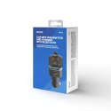SAVIO SAVIO TRANSMITER FM SAMOCHODOWY Z FUNKCJĄ BLUETOOTH 5.0 QUICK CHARGE 3.0 ORAZ POWER DELIVERY, WYŚWIETLACZ LED, FUNKCJ BASS BO