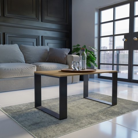TOP E SHOP Stolik ława MODERN 90x58xH50 artisan/czarny TOP E SHOP Stolik ława MODERN 90x58xH50 artisan/czarny