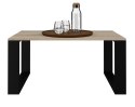 TOP E SHOP Stolik ława MODERN 90x58xH50 sonoma/czarny