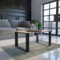 TOP E SHOP Stolik ława MODERN 90x58xH50 sonoma/czarny
