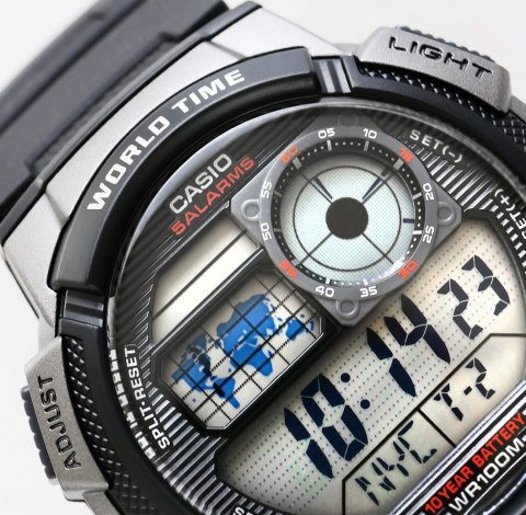 Zegarek Męski CASIO AE-1000W-1BVDF + BOX Zegarek Męski CASIO AE-1000W-1BVDF + BOX