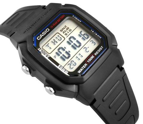 Zegarek Męski CASIO W-800H-1AVDF + BOX Zegarek Męski CASIO W-800H-1AVDF + BOX