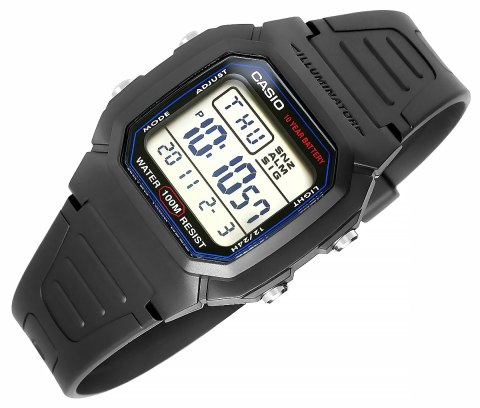 Zegarek Męski CASIO W-800H-1AVDF + BOX Zegarek Męski CASIO W-800H-1AVDF + BOX