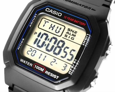 Zegarek Męski CASIO W-800H-1AVDF + BOX Zegarek Męski CASIO W-800H-1AVDF + BOX