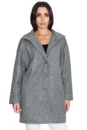 Płaszcz Damski Model M589 Grey - Figl