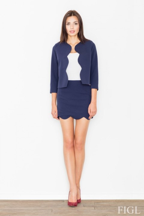 Spódnica Komplet Model M476 Navy - Figl Spódnica Komplet Model M476 Navy - Figl