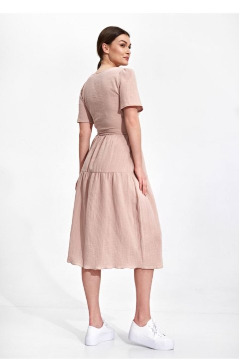 Sukienka Model M872 Beige - Figl Sukienka Model M872 Beige - Figl